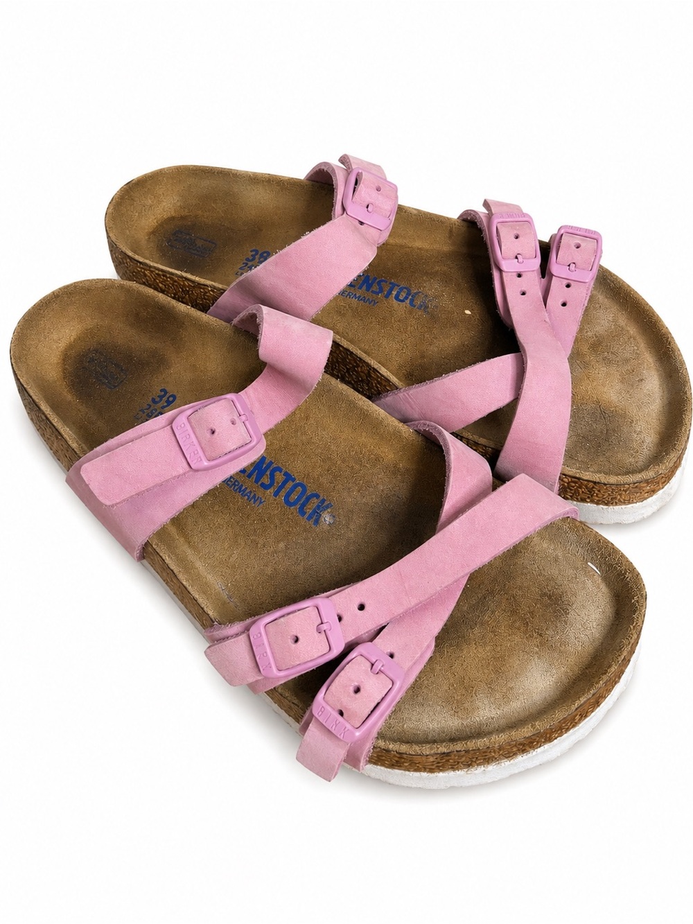 Birkenstock Franca Orchid Pink Nubuck Sandals EU 39 Women’s 8